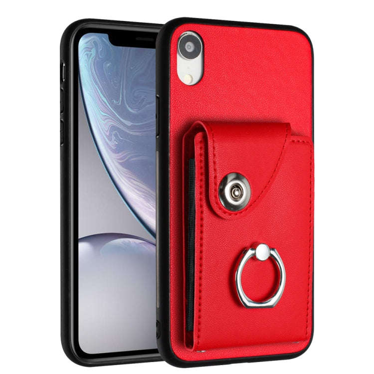 Organ Card Bag Ring Holder Phone Case, For iPhone 12 Pro, For iPhone 12 mini, For iPhone 11 Pro M...