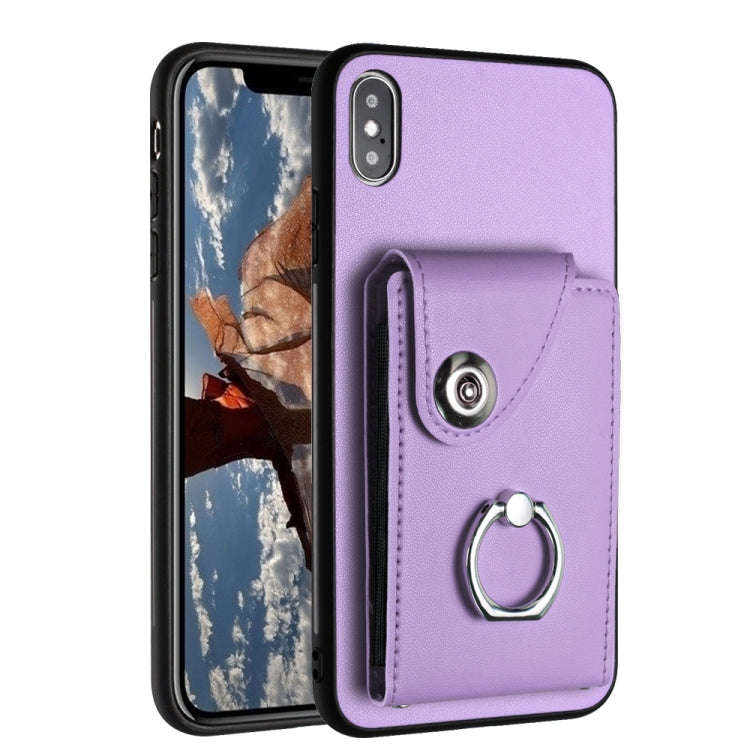 Organ Card Bag Ring Holder Phone Case, For iPhone 12 Pro, For iPhone 12 mini, For iPhone 11 Pro M...