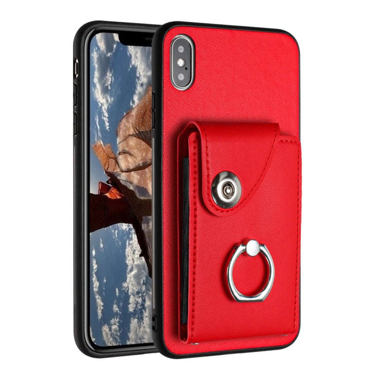 Organ Card Bag Ring Holder Phone Case, For iPhone 12 Pro, For iPhone 12 mini, For iPhone 11 Pro M...