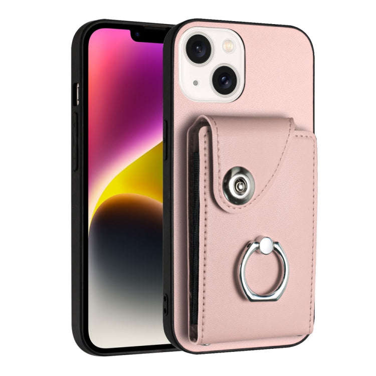 Organ Card Bag Ring Holder Phone Case, For iPhone 14 Pro Max, For iPhone SE 2022 / 2020 / 8 / 7, ...
