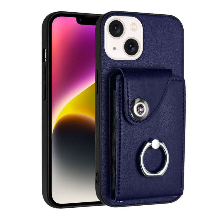 Organ Card Bag Ring Holder Phone Case, For iPhone 14 Pro Max, For iPhone SE 2022 / 2020 / 8 / 7, ...