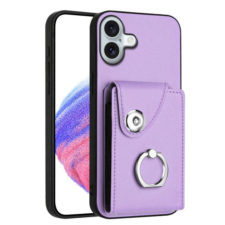 Organ Card Bag Ring Holder Phone Case, For iPhone 18 Pro / 17 Pro, For iPhone 18 Pro Max / 17 Pro...