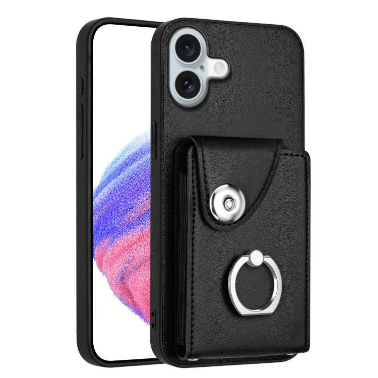 Organ Card Bag Ring Holder Phone Case, For iPhone 18 Pro / 17 Pro, For iPhone 18 Pro Max / 17 Pro...