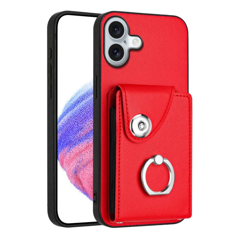 Organ Card Bag Ring Holder Phone Case, For iPhone 18 Pro / 17 Pro, For iPhone 18 Pro Max / 17 Pro...