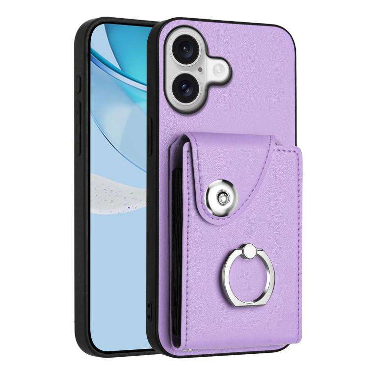 Organ Card Bag Ring Holder Phone Case, For iPhone 18 Pro / 17 Pro, For iPhone 18 Pro Max / 17 Pro...