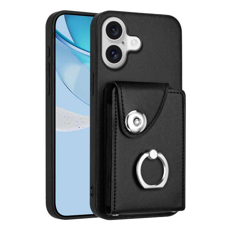 Organ Card Bag Ring Holder Phone Case, For iPhone 18 Pro / 17 Pro, For iPhone 18 Pro Max / 17 Pro...