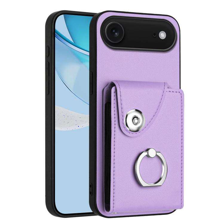 Organ Card Bag Ring Holder Phone Case, For iPhone 18 Pro / 17 Pro, For iPhone 18 Pro Max / 17 Pro...