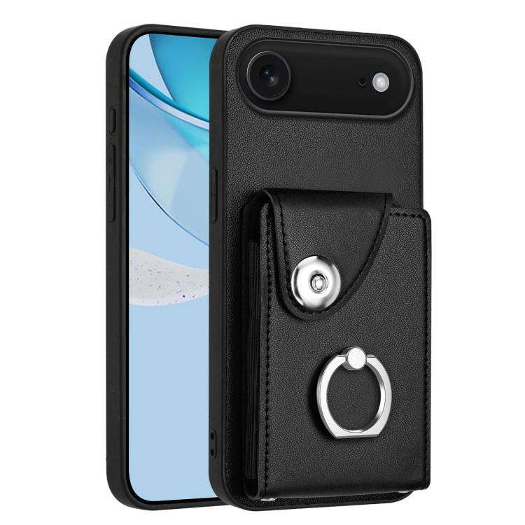 Organ Card Bag Ring Holder Phone Case, For iPhone 18 Pro / 17 Pro, For iPhone 18 Pro Max / 17 Pro...