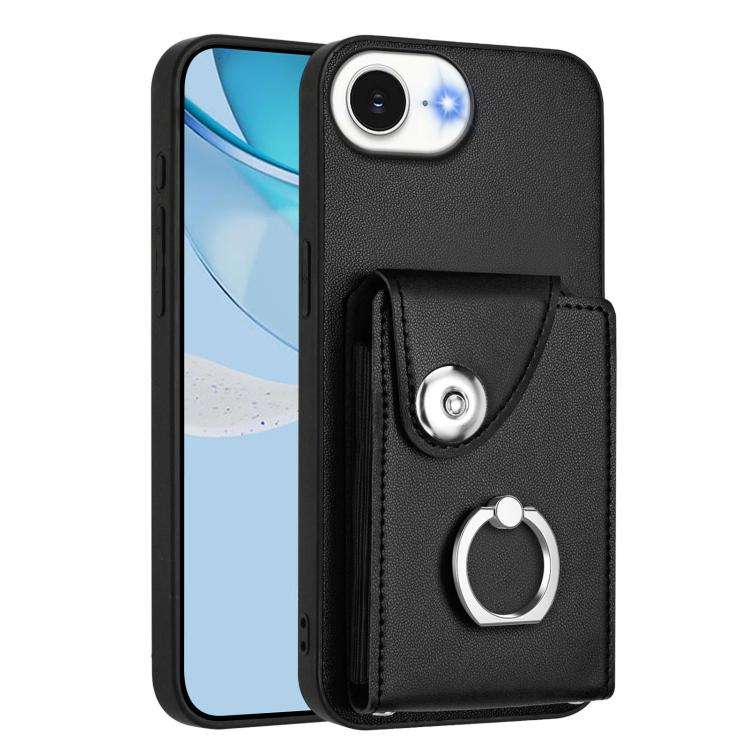 Organ Card Bag Ring Holder Phone Case, For iPhone 18 Pro / 17 Pro, For iPhone 18 Pro Max / 17 Pro...
