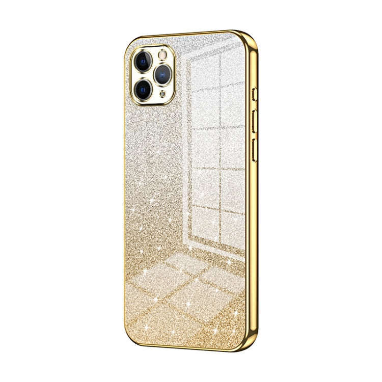 Gradient Glitter Powder Electroplated Phone Case, For iPhone 11 Pro Max, For iPhone 11, For iPhon...