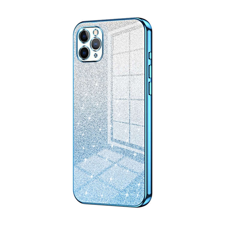 Gradient Glitter Powder Electroplated Phone Case, For iPhone 11 Pro Max, For iPhone 11, For iPhon...