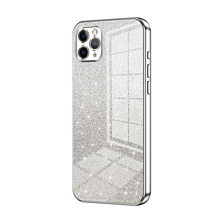 Gradient Glitter Powder Electroplated Phone Case, For iPhone 11 Pro Max, For iPhone 11, For iPhon...