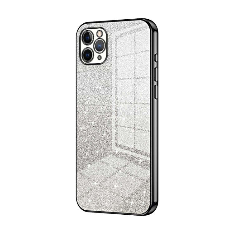 Gradient Glitter Powder Electroplated Phone Case, For iPhone 11 Pro Max, For iPhone 11, For iPhon...