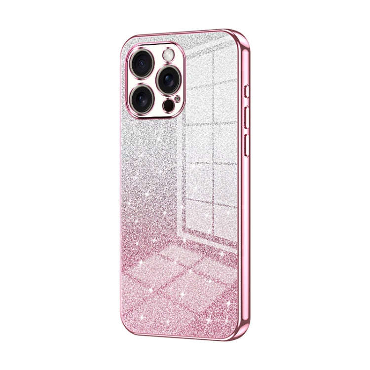 Gradient Glitter Powder Electroplated Phone Case, For iPhone 17e / 16e, For iPhone 17 Pro Max, Fo...
