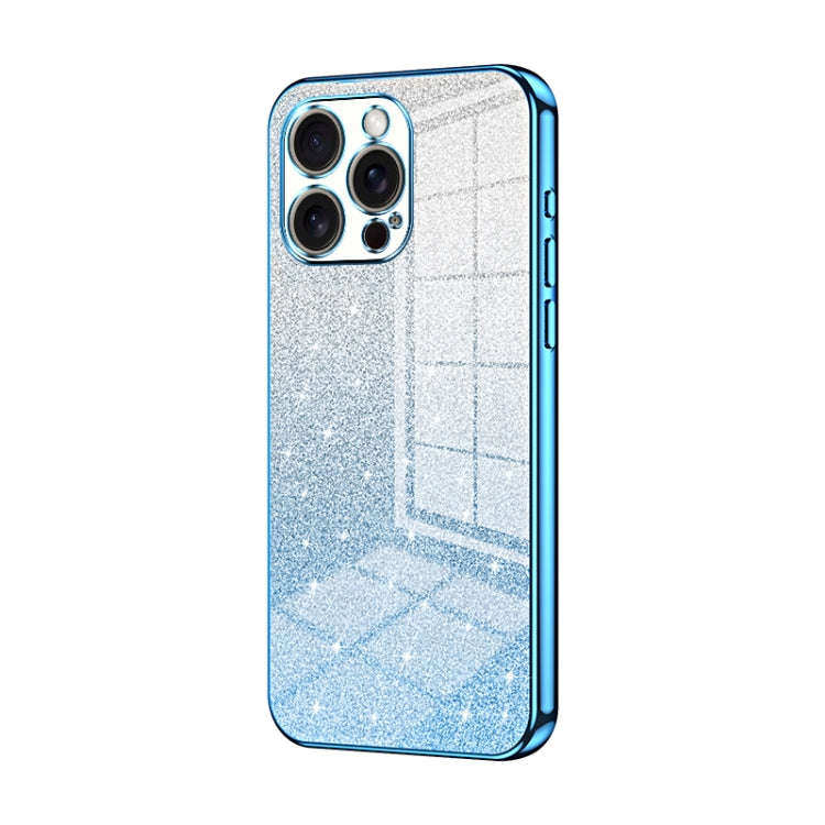 Gradient Glitter Powder Electroplated Phone Case, For iPhone 17e / 16e, For iPhone 17 Pro Max, Fo...