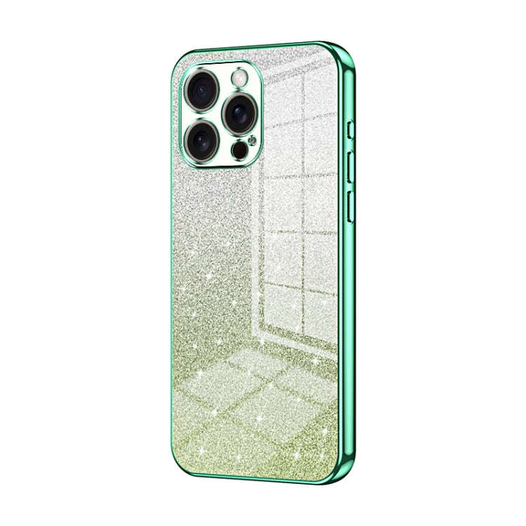 Gradient Glitter Powder Electroplated Phone Case, For iPhone 17e / 16e, For iPhone 17 Pro Max, Fo...