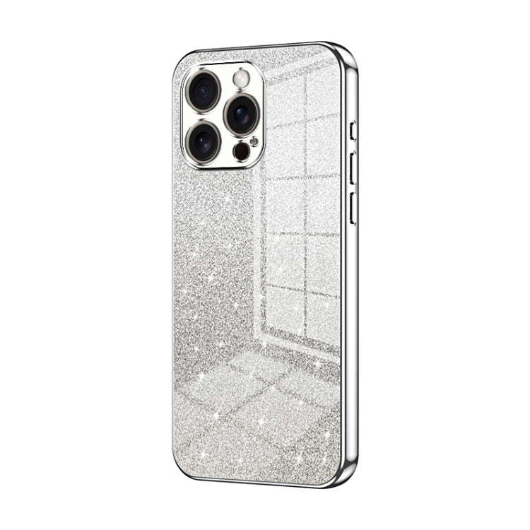 Gradient Glitter Powder Electroplated Phone Case, For iPhone 17e / 16e, For iPhone 17 Pro Max, Fo...