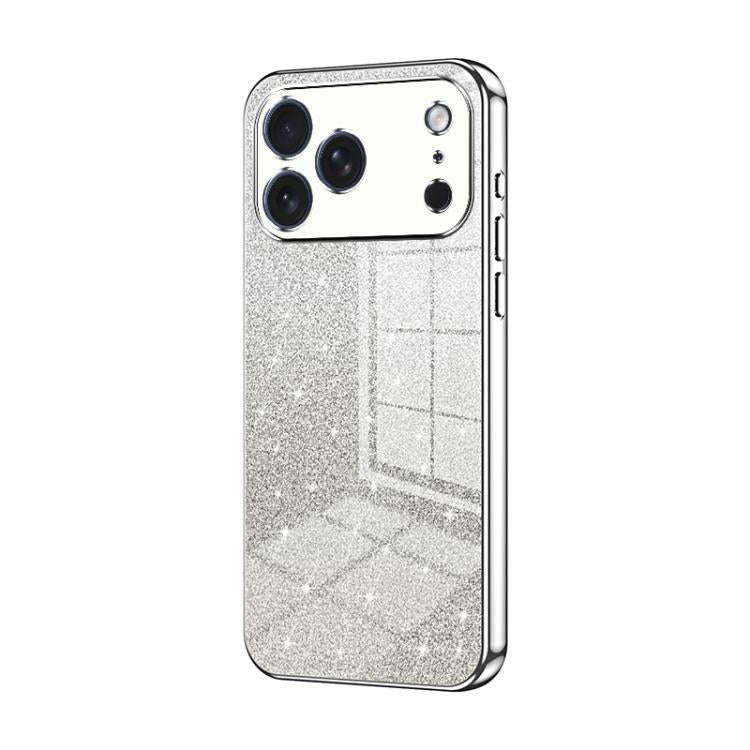 Gradient Glitter Powder Electroplated Phone Case, For iPhone 17e / 16e, For iPhone 17 Pro Max, Fo...
