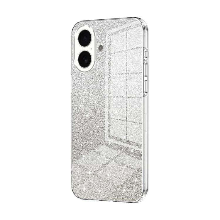 Gradient Glitter Powder Electroplated Phone Case, For iPhone 17e / 16e, For iPhone 17 Pro Max, Fo...