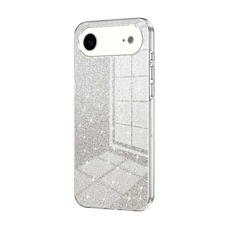 Gradient Glitter Powder Electroplated Phone Case, For iPhone 17e / 16e, For iPhone 17 Pro Max, Fo...