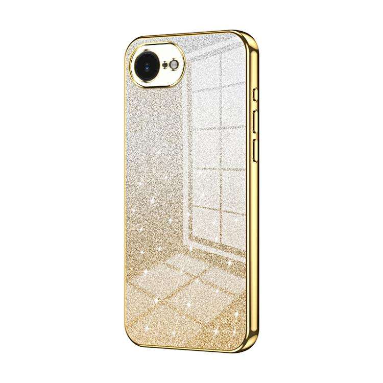 Gradient Glitter Powder Electroplated Phone Case, For iPhone 17e / 16e, For iPhone 17 Pro Max, Fo...