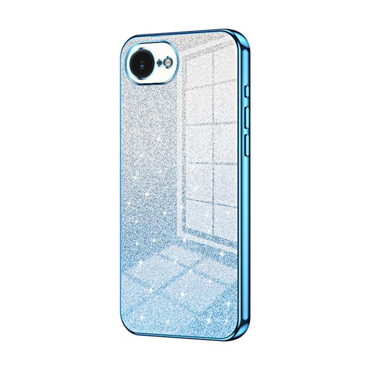 Gradient Glitter Powder Electroplated Phone Case, For iPhone 17e / 16e, For iPhone 17 Pro Max, Fo...