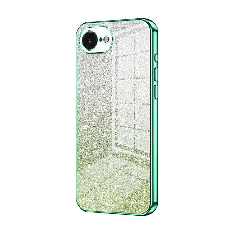 Gradient Glitter Powder Electroplated Phone Case, For iPhone 17e / 16e, For iPhone 17 Pro Max, Fo...