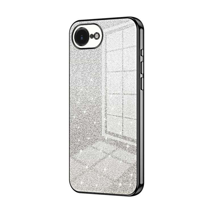 Gradient Glitter Powder Electroplated Phone Case, For iPhone 17e / 16e, For iPhone 17 Pro Max, Fo...