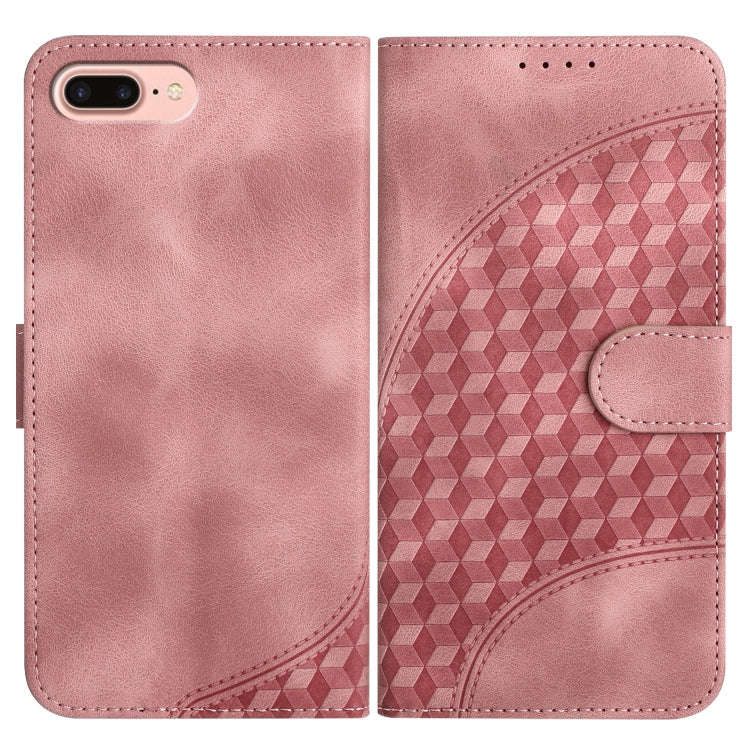 YX0060 Elephant Head Embossed Phone Leather Case with Lanyard, For iPhone XS Max, For iPhone 8 Pl...