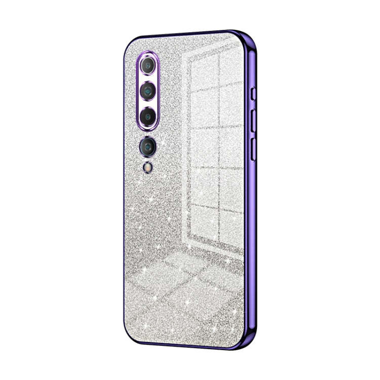 Gradient Glitter Powder Electroplated Phone Case, For Xiaomi Mi 10 Ultra, For Xiaomi Mi 10 Pro 5G...