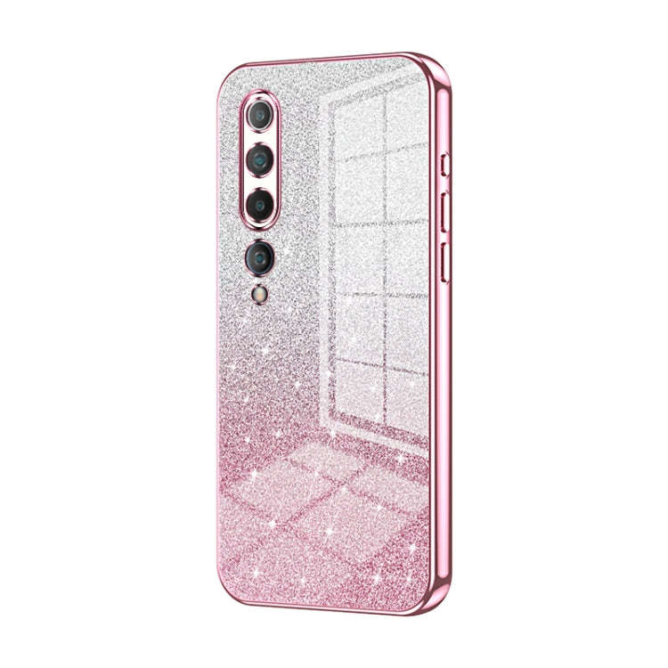 Gradient Glitter Powder Electroplated Phone Case, For Xiaomi Mi 10 Ultra, For Xiaomi Mi 10 Pro 5G...