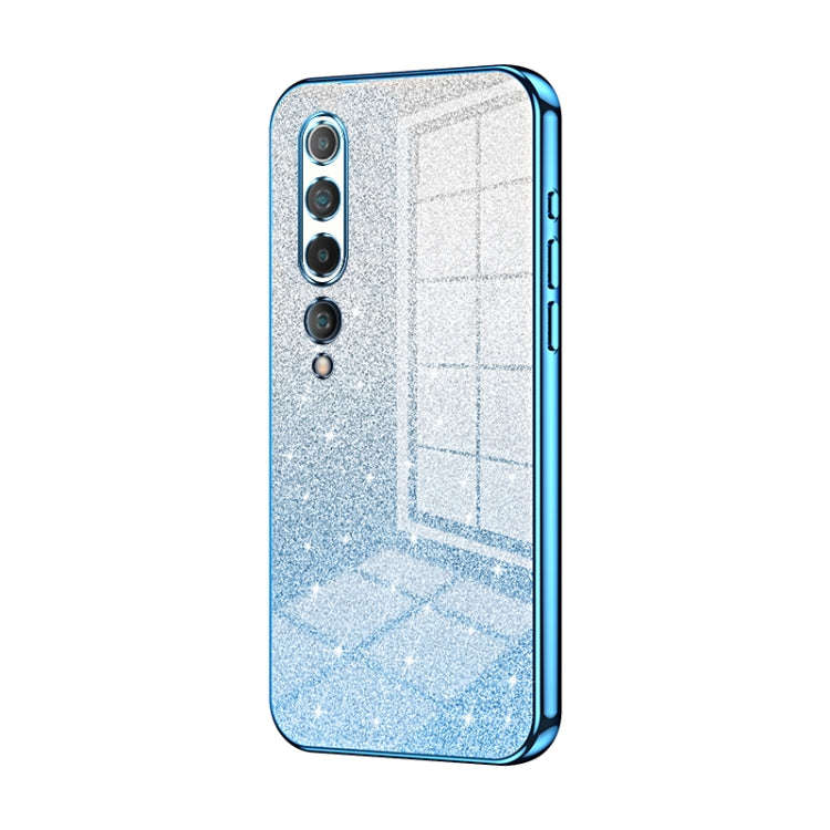 Gradient Glitter Powder Electroplated Phone Case, For Xiaomi Mi 10 Ultra, For Xiaomi Mi 10 Pro 5G...
