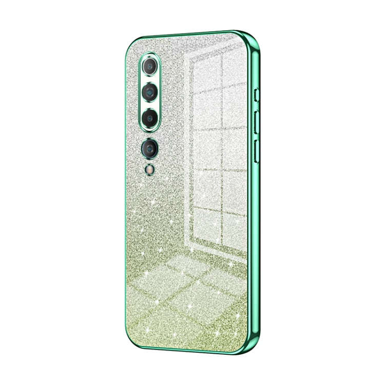 Gradient Glitter Powder Electroplated Phone Case, For Xiaomi Mi 10 Ultra, For Xiaomi Mi 10 Pro 5G...