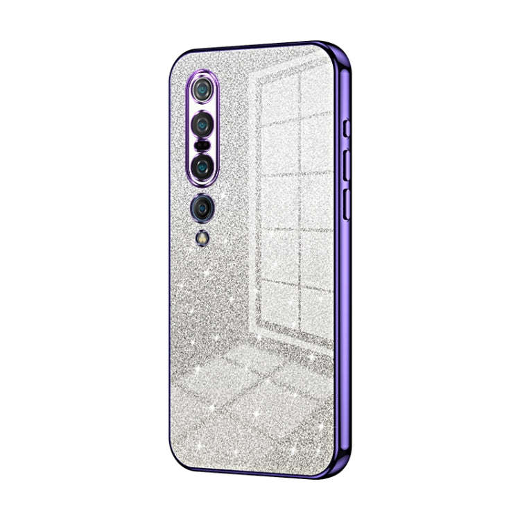 Gradient Glitter Powder Electroplated Phone Case, For Xiaomi Mi 10 Ultra, For Xiaomi Mi 10 Pro 5G...