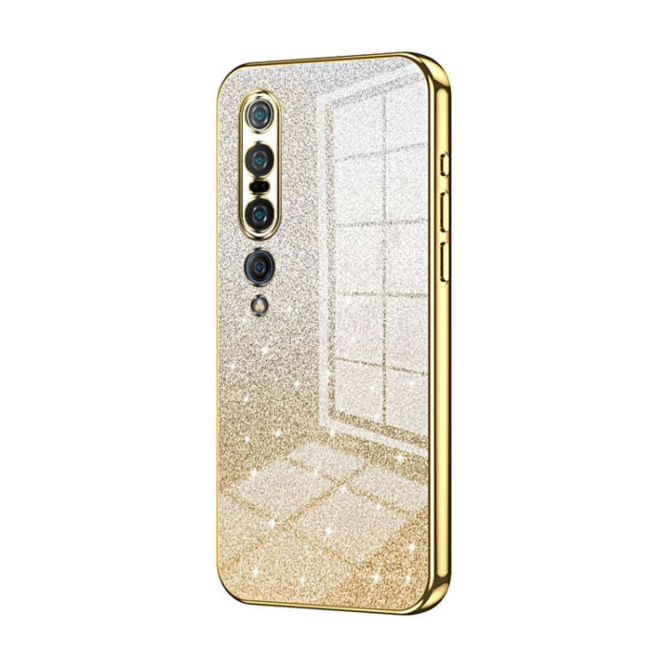 Gradient Glitter Powder Electroplated Phone Case, For Xiaomi Mi 10 Ultra, For Xiaomi Mi 10 Pro 5G...