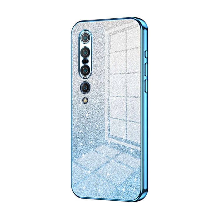 Gradient Glitter Powder Electroplated Phone Case, For Xiaomi Mi 10 Ultra, For Xiaomi Mi 10 Pro 5G...