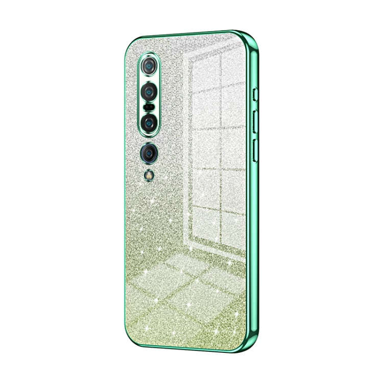 Gradient Glitter Powder Electroplated Phone Case, For Xiaomi Mi 10 Ultra, For Xiaomi Mi 10 Pro 5G...