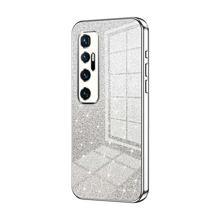 Gradient Glitter Powder Electroplated Phone Case, For Xiaomi Mi 10 Ultra, For Xiaomi Mi 10 Pro 5G...