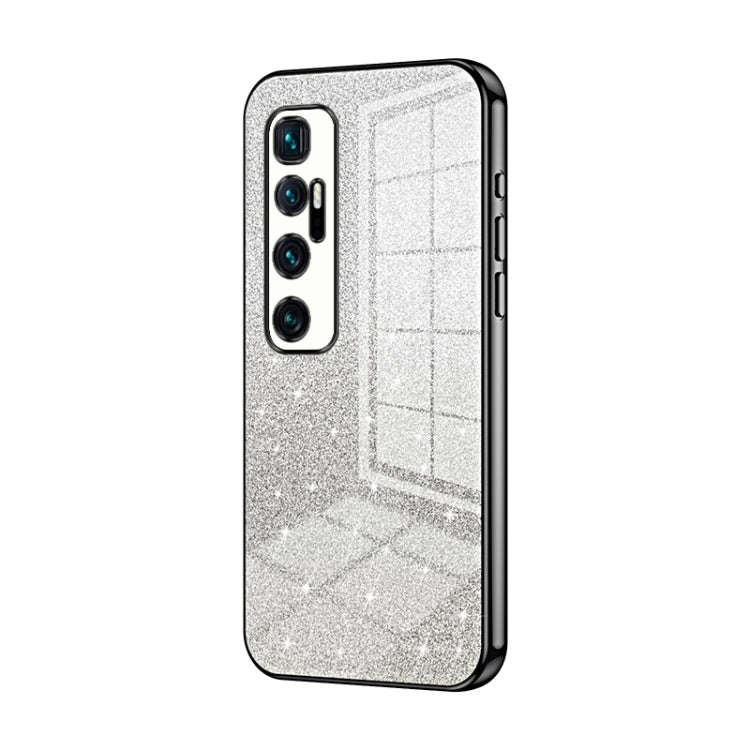Gradient Glitter Powder Electroplated Phone Case, For Xiaomi Mi 10 Ultra, For Xiaomi Mi 10 Pro 5G...