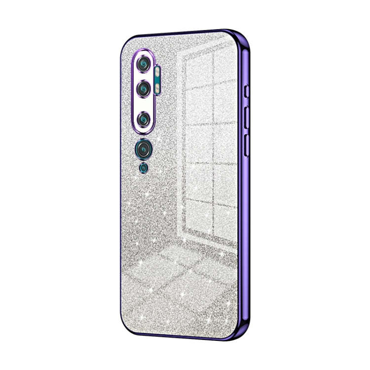 Gradient Glitter Powder Electroplated Phone Case, For Xiaomi Mi 10 Ultra, For Xiaomi Mi 10 Pro 5G...