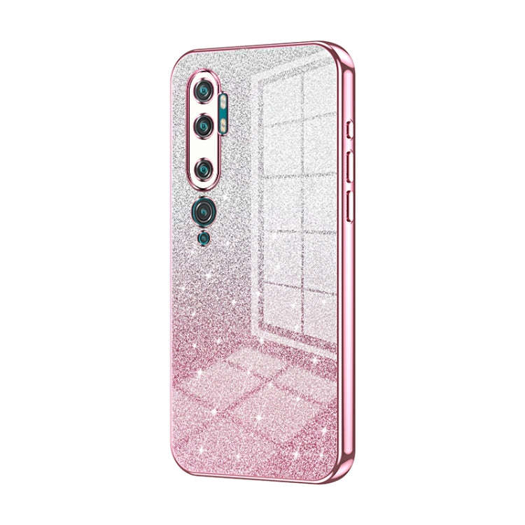Gradient Glitter Powder Electroplated Phone Case, For Xiaomi Mi 10 Ultra, For Xiaomi Mi 10 Pro 5G...