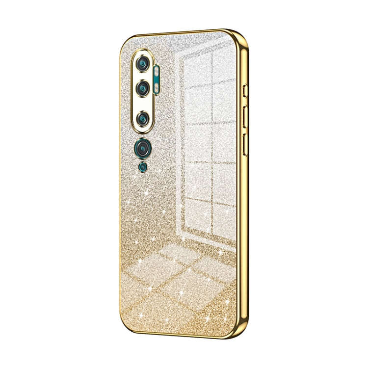 Gradient Glitter Powder Electroplated Phone Case, For Xiaomi Mi 10 Ultra, For Xiaomi Mi 10 Pro 5G...