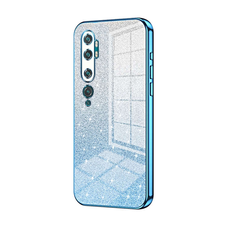 Gradient Glitter Powder Electroplated Phone Case, For Xiaomi Mi 10 Ultra, For Xiaomi Mi 10 Pro 5G...