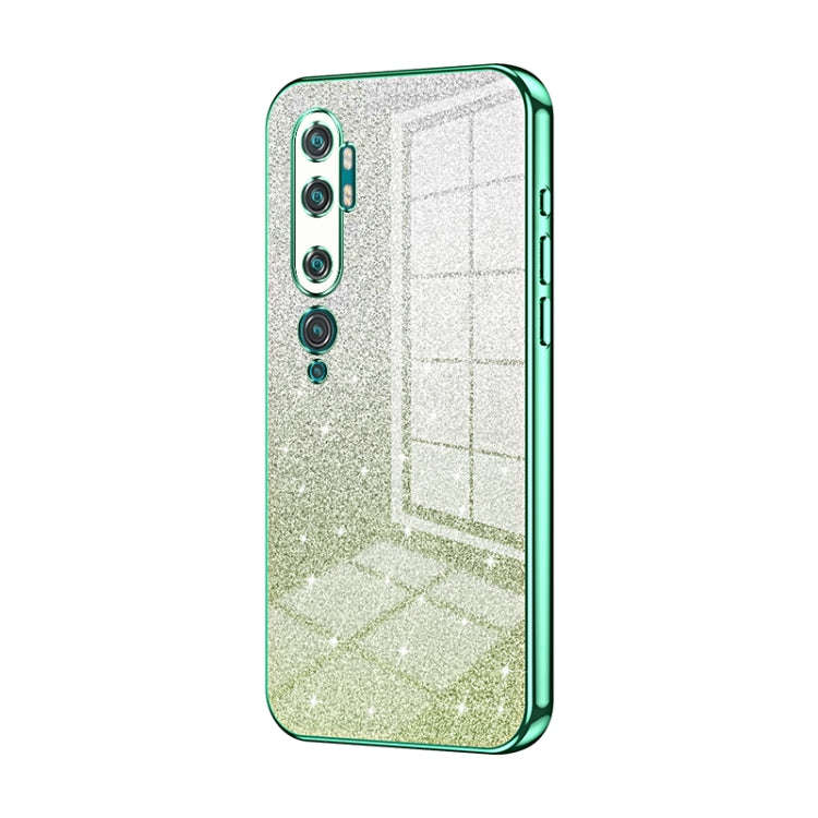 Gradient Glitter Powder Electroplated Phone Case, For Xiaomi Mi 10 Ultra, For Xiaomi Mi 10 Pro 5G...