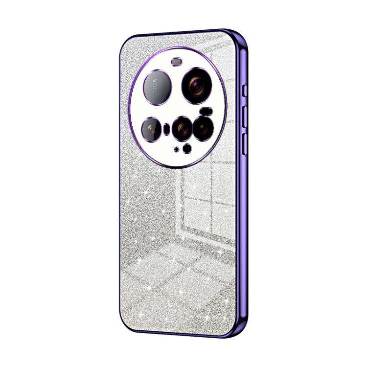 Gradient Glitter Powder Electroplated Phone Case, For Xiaomi Civi 5 Pro, For Xiaomi 15 Ultra, For...
