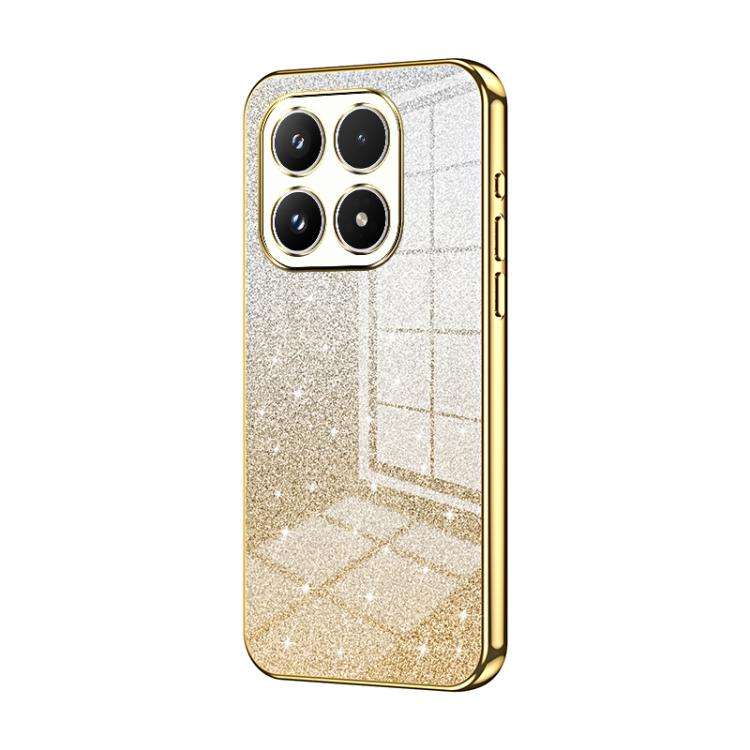 Gradient Glitter Powder Electroplated Phone Case, For Xiaomi 17 Ultra, For Xiaomi 17 Pro Max, For...