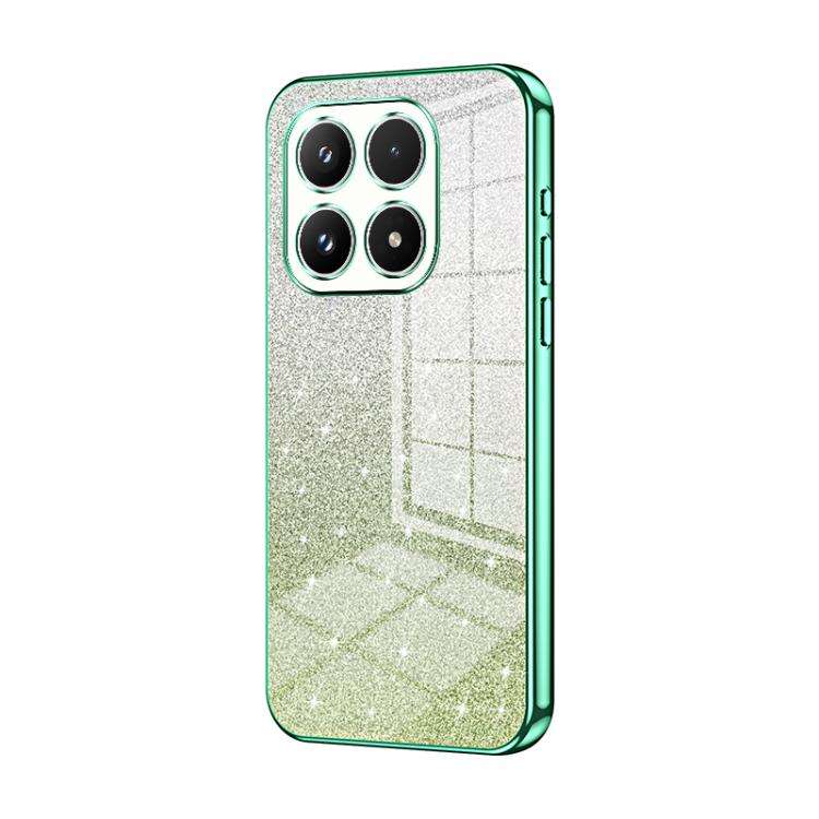 Gradient Glitter Powder Electroplated Phone Case, For Xiaomi 17 Ultra, For Xiaomi 17 Pro Max, For...