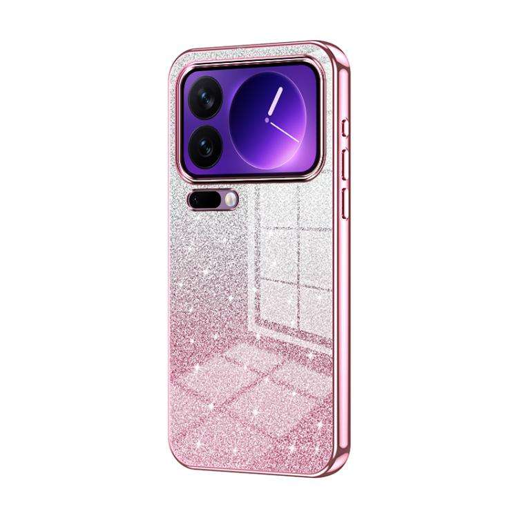 Gradient Glitter Powder Electroplated Phone Case, For Xiaomi 17 Ultra, For Xiaomi 17 Pro Max, For...