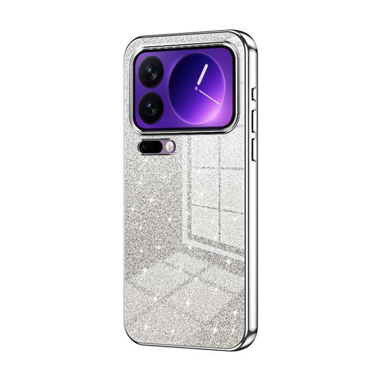 Gradient Glitter Powder Electroplated Phone Case, For Xiaomi 17 Ultra, For Xiaomi 17 Pro Max, For...