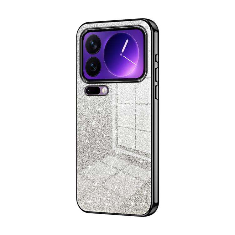 Gradient Glitter Powder Electroplated Phone Case, For Xiaomi 17 Ultra, For Xiaomi 17 Pro Max, For...